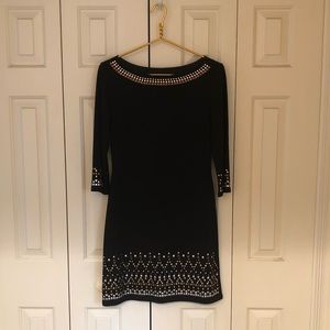 Joseph Ribkoff black embellished dress/tunic